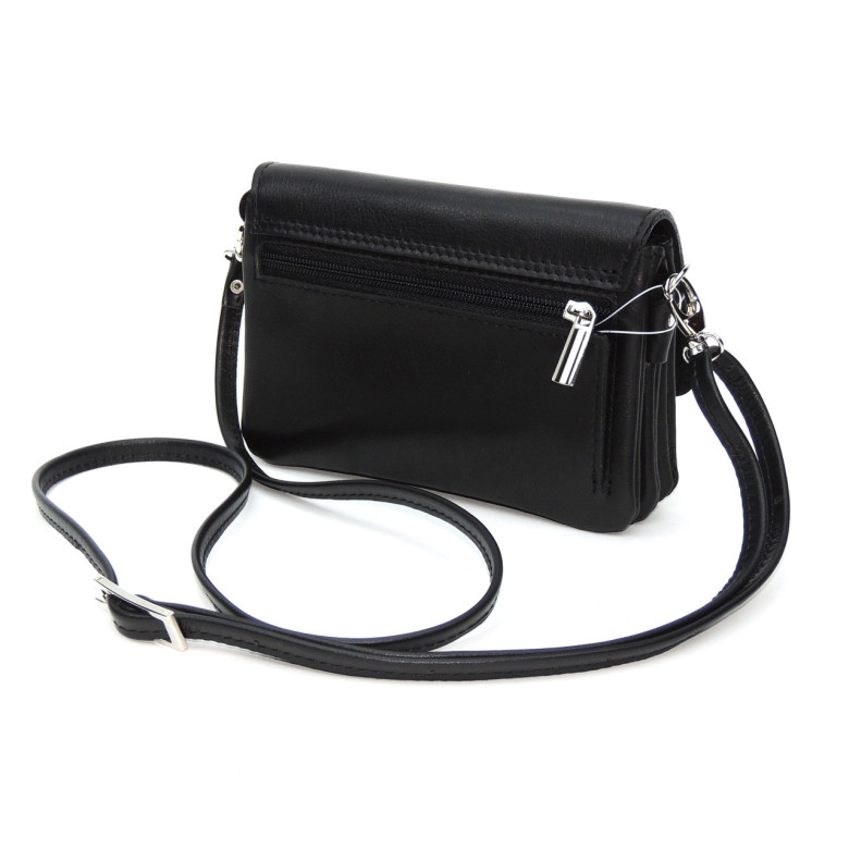 Женская сумочка кошелёк Natalia Kalinovskaya «Агата» Птица черная