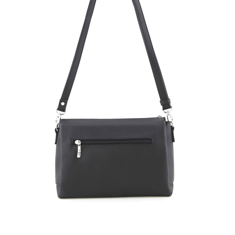 Сумка Оливи, 1141 черная/темно-бежевая/зеленая Сумка Оливи, 1141 черная/темно-бежевая/зеленая