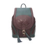 Рюкзак женский Natalia Kalinovskaya, "Дженис" зеленый/бордо Рюкзак женский Natalia Kalinovskaya, "Дженис" зеленый/бордо
