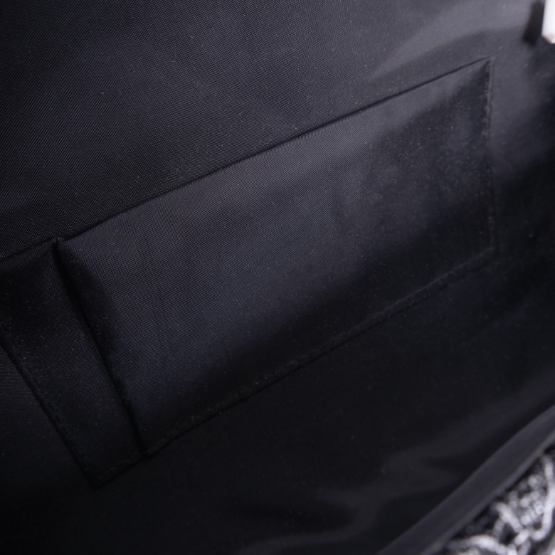 Клатч женский Funxilan 1708-2 black/silver