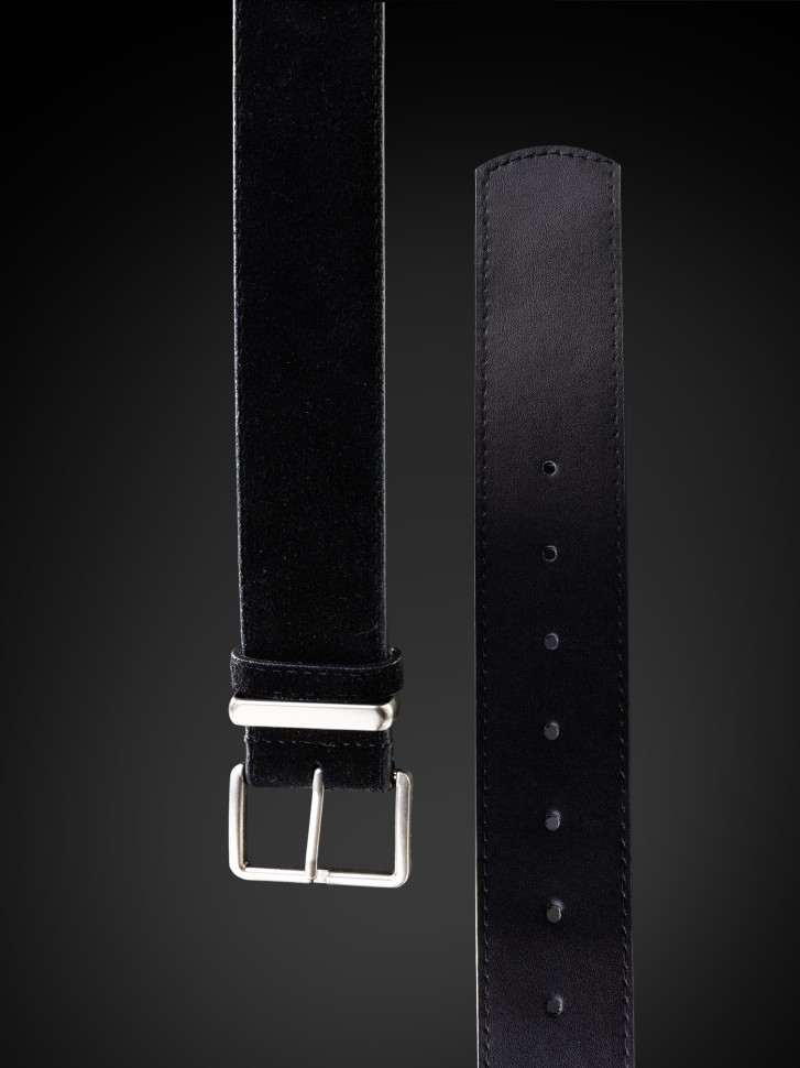 Ремень женский T.I.A. 45 замша чёрный Ремень женский T.I.A. 45 замша чёрный