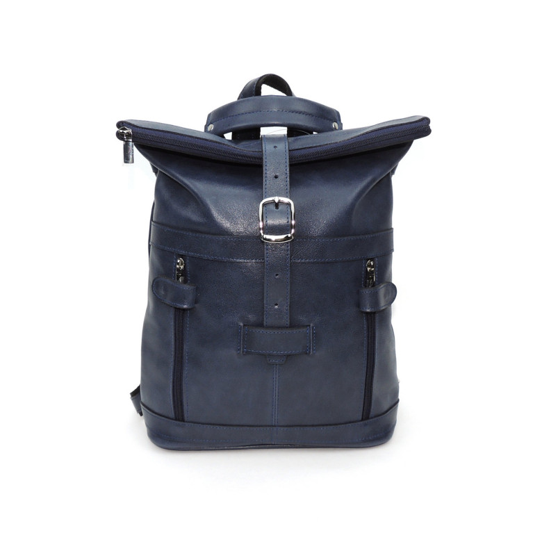 Кожаная сумка-рюкзак Natalia Kalinovskaya "Альто" синяя Кожаная сумка-рюкзак Natalia Kalinovskaya "Альто" синяя