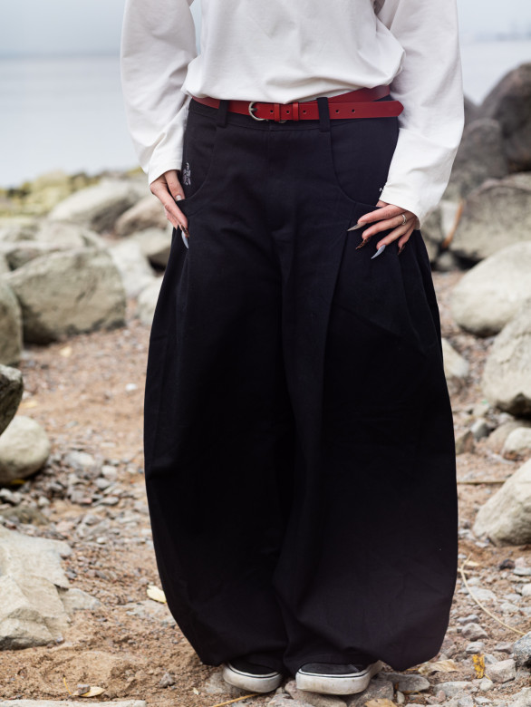 Ремень женский Варяг 1326 M.P. красный гладкий