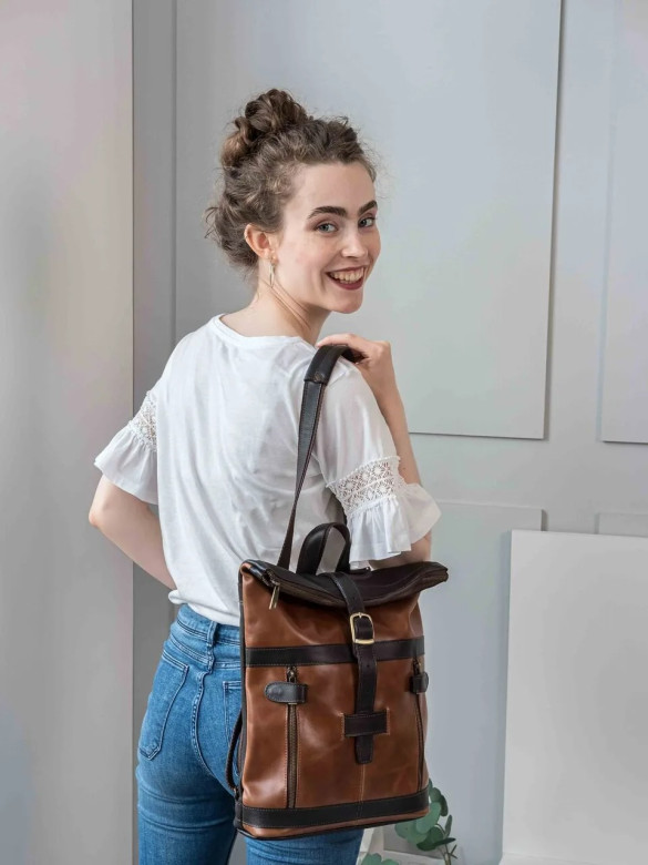 Сумка-рюкзак Natalia Kalinovskaya СР-56.602 Линнея рыжая