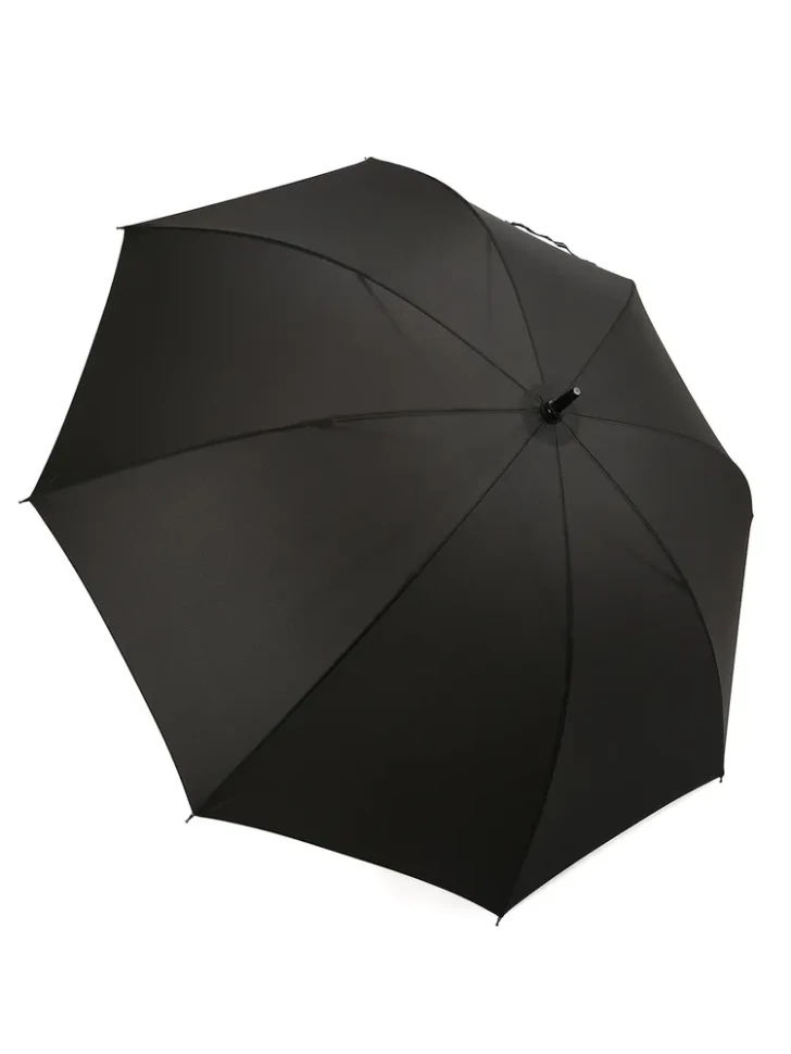 Зонт-трость мужской Три Слона 2775, 8 спиц, ручка крюк кожа