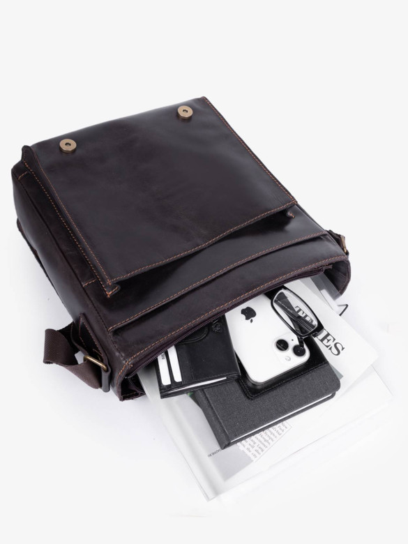 Сумка мужская zн ALEXX ALG0123 коричневая