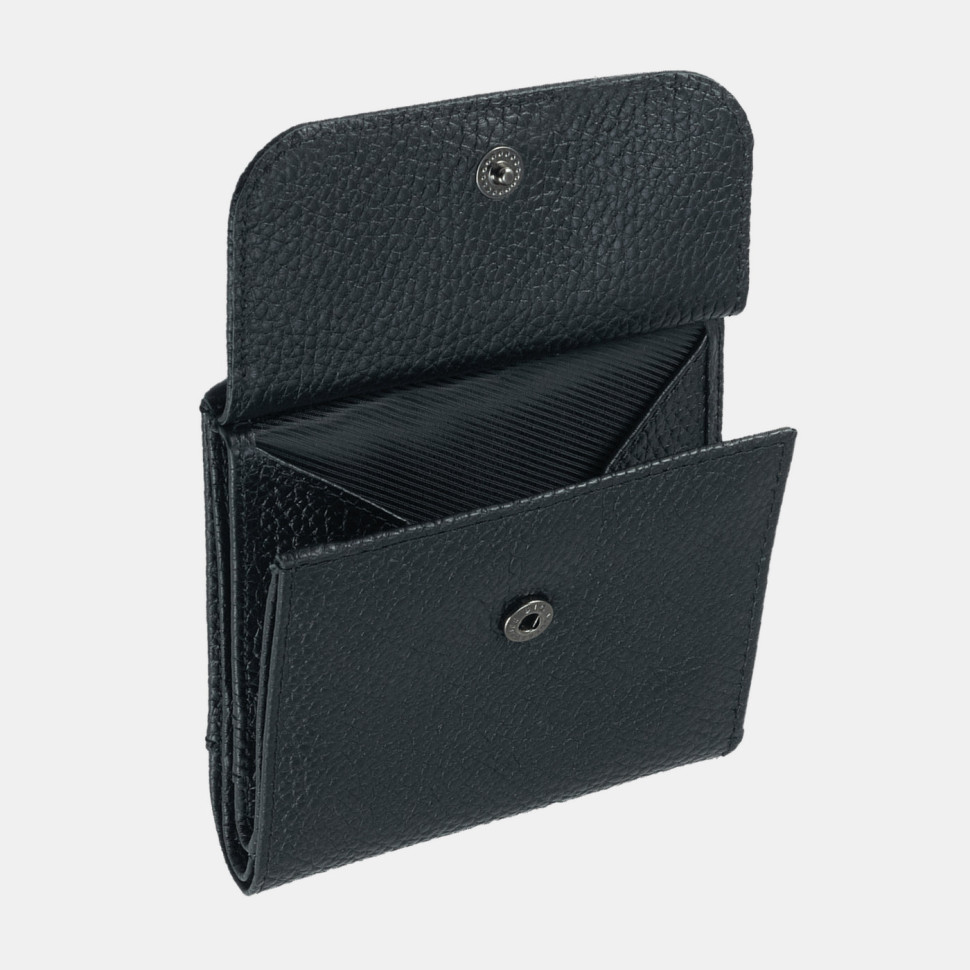 Портмоне женское PerFetto, Flori ПЖ-464-3210 чёрное Портмоне женское PerFetto, Flori ПЖ-464-3210 чёрное