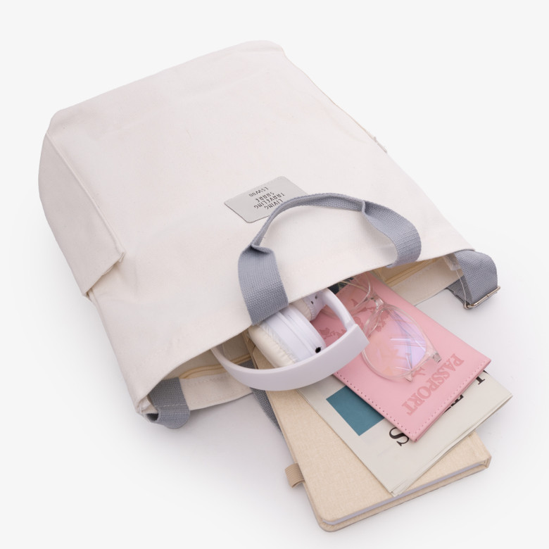 Сумка-шопер Living Traveling Share, Б 6005 белая Сумка-шопер Living Traveling Share, Б 6005 белая