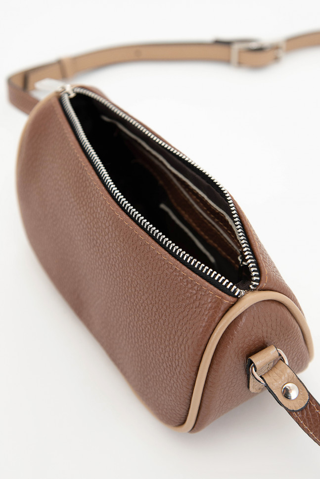 Сумка Protege Ц-568/2.1 бежевый/кэмел флотер  Сумка Protege Ц-568/2.1 бежевый/кэмел флотер