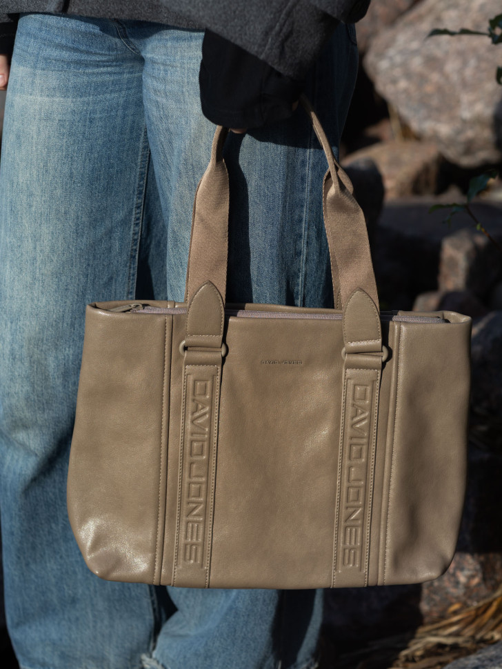 Сумка женская David Jones 7701 warm taupe Сумка женская David Jones 7701 warm taupe