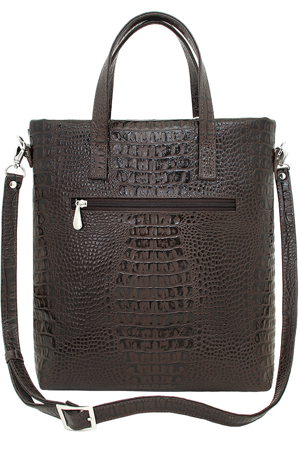 Сумка женская Protege, ДС-220-96 Город №14 коричневая крокодил Сумка женская Protege, ДС-220-96 Город №14 коричневая крокодил