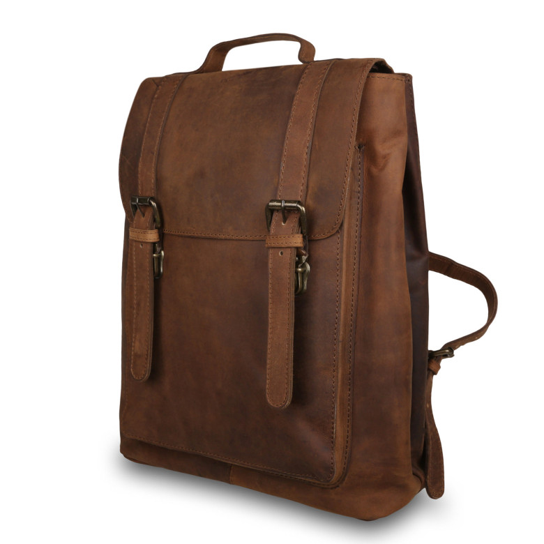 Рюкзак городской Ashwood Leather, Ryan Tan коричневый