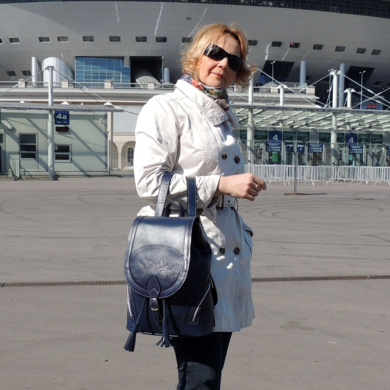 Рюкзак женский Natalia Kalinovskaya, "Валери" синий