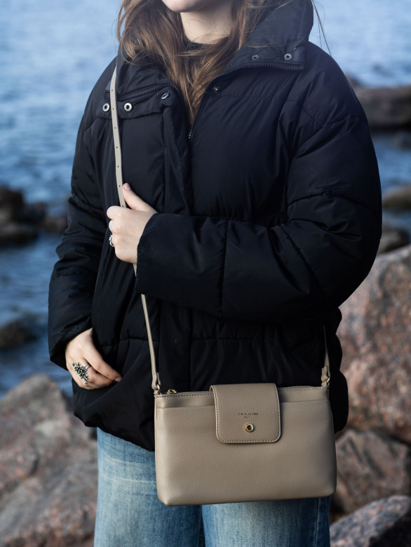 Сумка женская David Jones 7829 warm taupe Сумка женская David Jones 7829 warm taupe