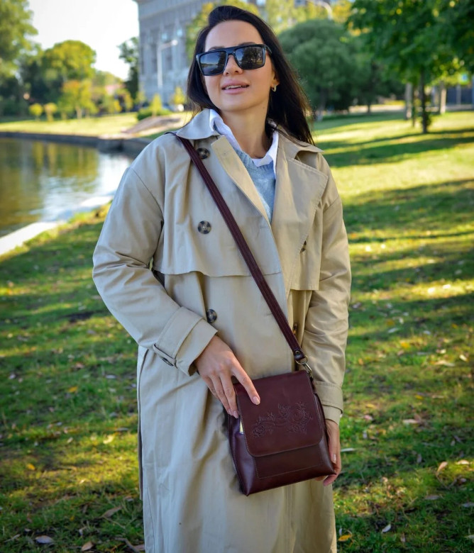 Сумка женская Natalia Kalinovskaya 86т.682 Руби бордо Сумка женская Natalia Kalinovskaya 86т.682 Руби бордо