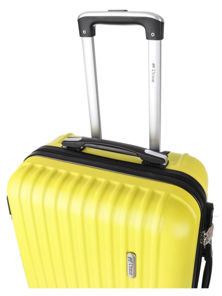 Чемодан L'Case, Krabi без расширения жёлтый