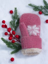 Варежки женские Корона 3046 т.розовые Варежки женские Корона 3046 т.розовые