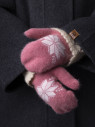 Варежки женские Корона 3046 т.розовые Варежки женские Корона 3046 т.розовые