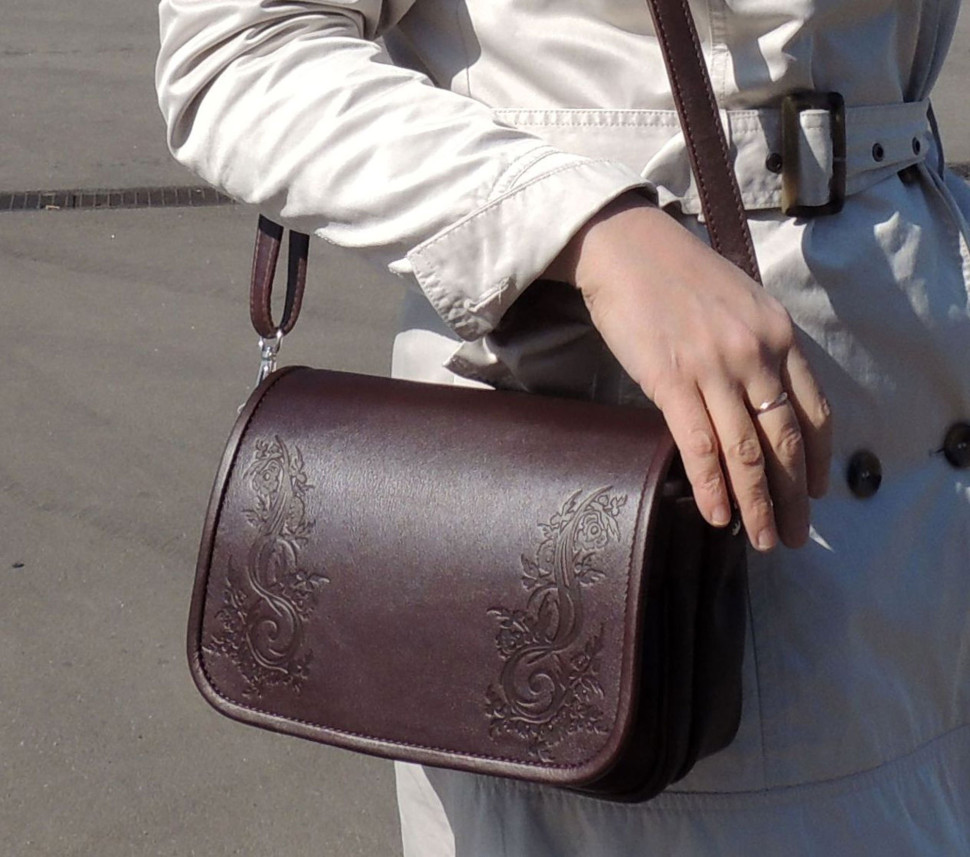 Сумка женская Natalia Kalinovskaya, "Стела" коричневая