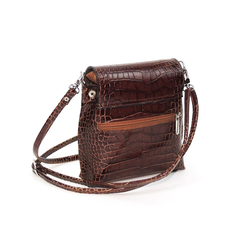 Сумка женская Natalia Kalinovskaya 76р.921 Рики коричневая рептилия Сумка женская Natalia Kalinovskaya 76р.921 Рики коричневая рептилия
