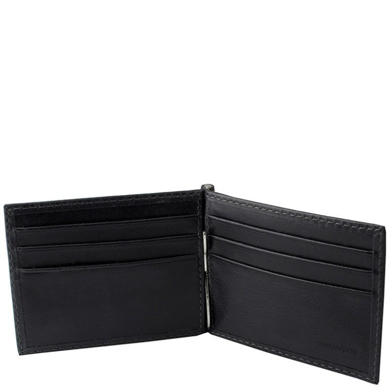 Зажим для денег Dimanche Camel 889/M черный, с отделением для мелочи