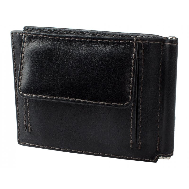 Зажим для денег Dimanche Camel 889/M черный, с отделением для мелочи Зажим для денег Dimanche Camel 889/M черный, с отделением для мелочи