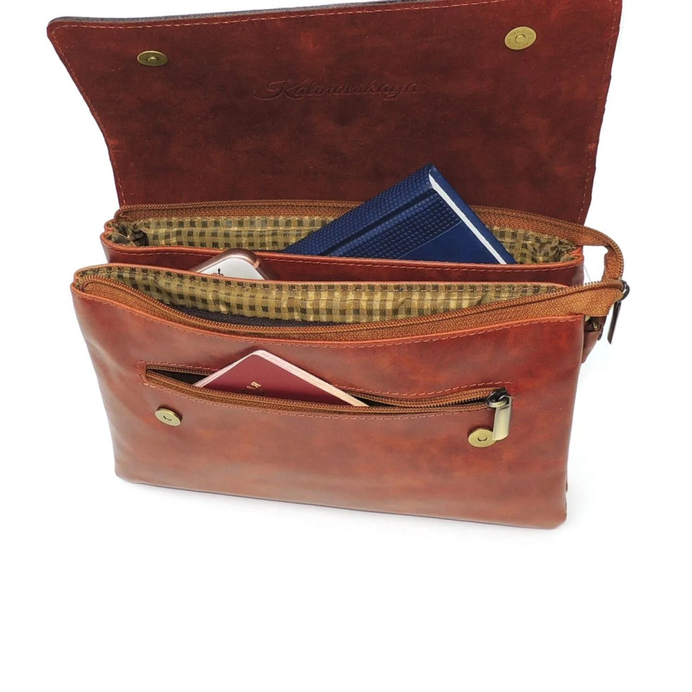 Сумка женская Natalia Kalinovskaya 44т.602 Виола рыжая