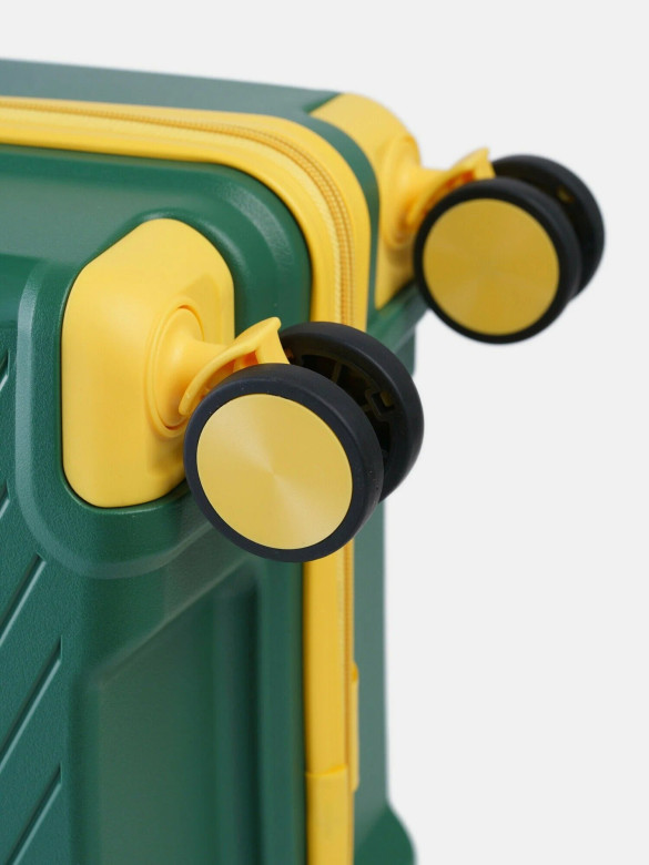 Чемодан L'Case, Lyon без расширения тёмно-зелёный Чемодан L'Case, Lyon без расширения тёмно-зелёный