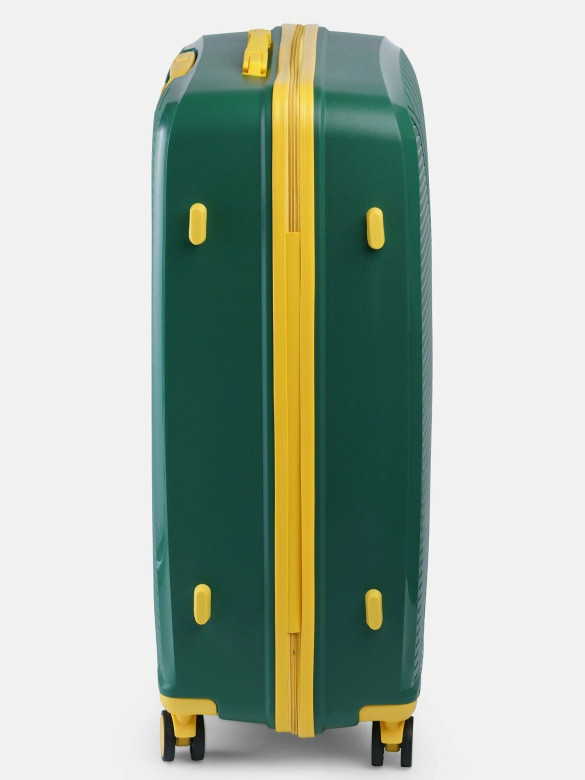 Чемодан L'Case, Lyon без расширения тёмно-зелёный Чемодан L'Case, Lyon без расширения тёмно-зелёный