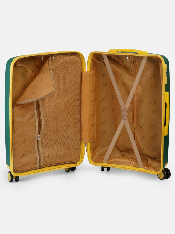 Чемодан L'Case, Lyon без расширения тёмно-зелёный Чемодан L'Case, Lyon без расширения тёмно-зелёный