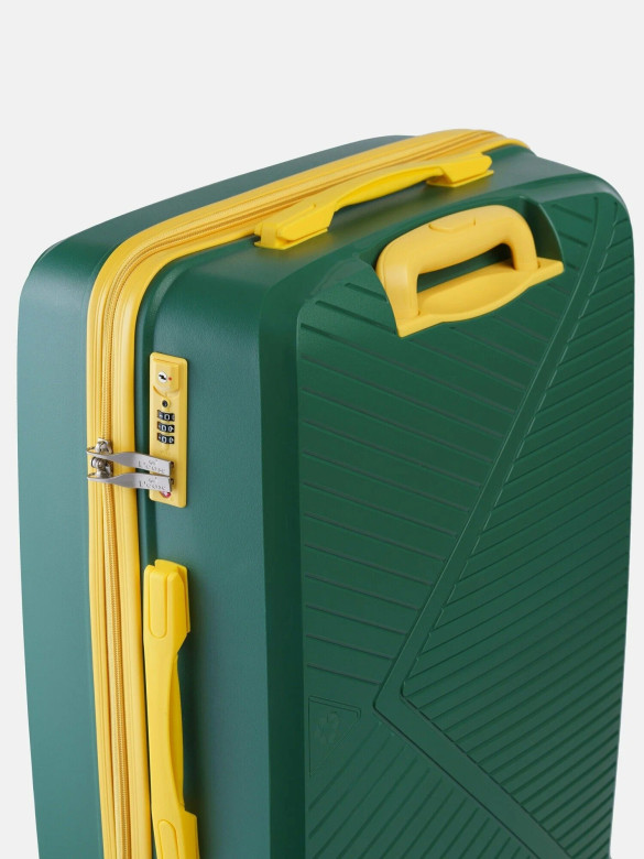 Чемодан L'Case, Lyon без расширения тёмно-зелёный Чемодан L'Case, Lyon без расширения тёмно-зелёный