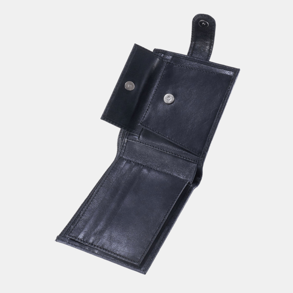 Кошелёк мужской Gattuso ПМ-441-2213 чёрный Кошелёк мужской Gattuso ПМ-441-2213 чёрный